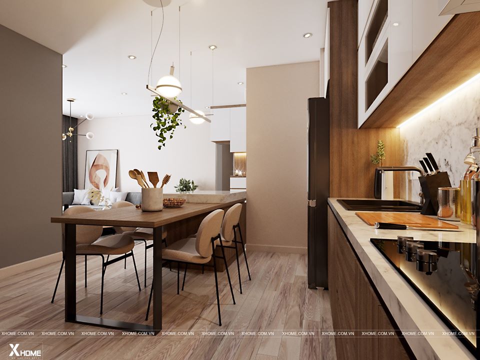 3D Interior Model Kitchen Living room 042 Scene 3dsmax