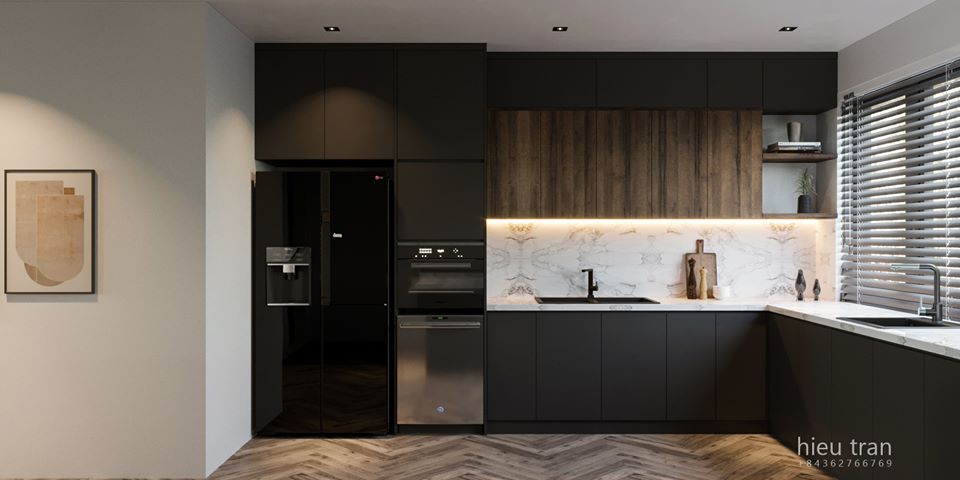 3D Interior Model Kitchen Living room 044 Scene 3dsmax