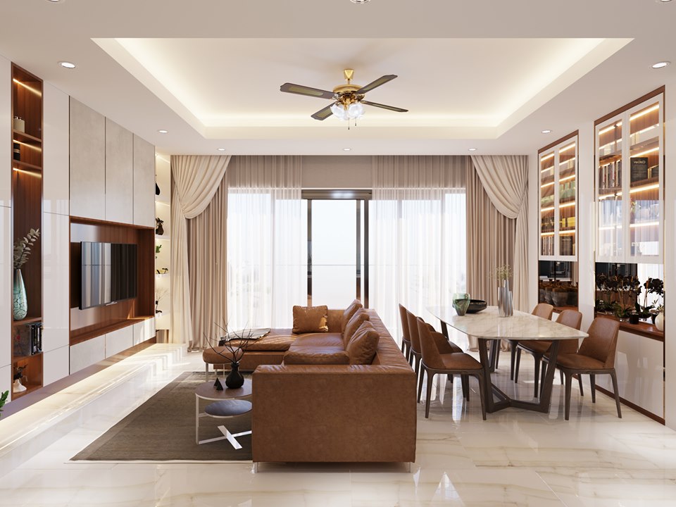 3D Interior Model Kitchen Living room 045 Scene 3dsmax