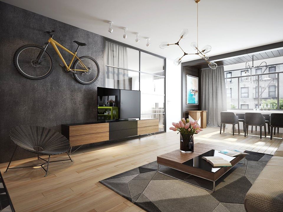 3D Interior Model Kitchen Living room 048A Scene 3dsmax