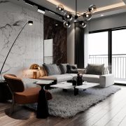 3D Interior Model Kitchen Living room 050A Scene 3dsmax