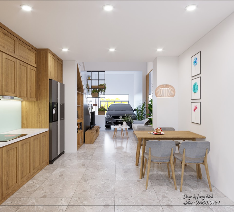 3D Interior Model Kitchen Living room 051 Scene 3dsmax