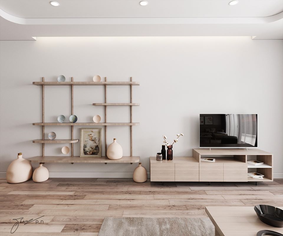 3D Interior Model Kitchen Living room 055 Scene 3dsmax