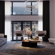 3D Interior Model Kitchen Living room 056 Scene 3dsmax
