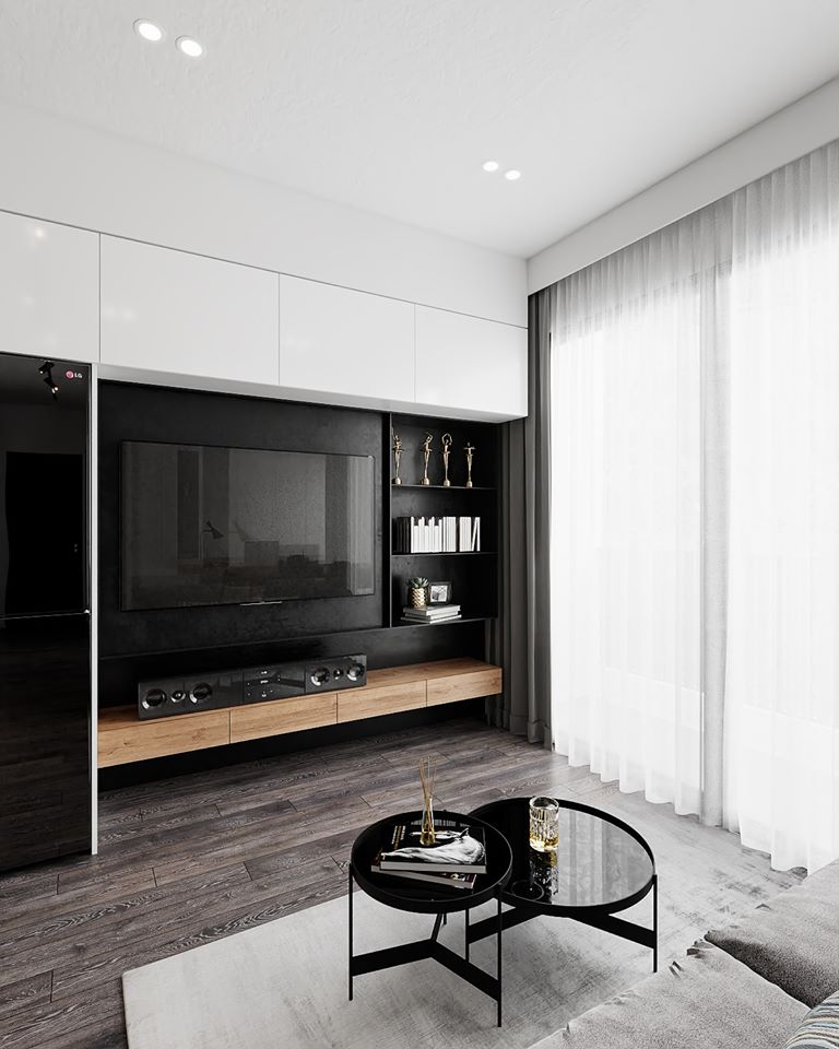3D Interior Model Kitchen Living room 063A Scene 3dsmax