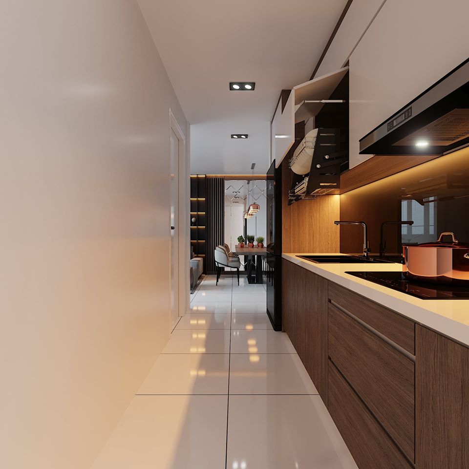 3D Interior Model Kitchen Living room 067A Scene 3dsmax