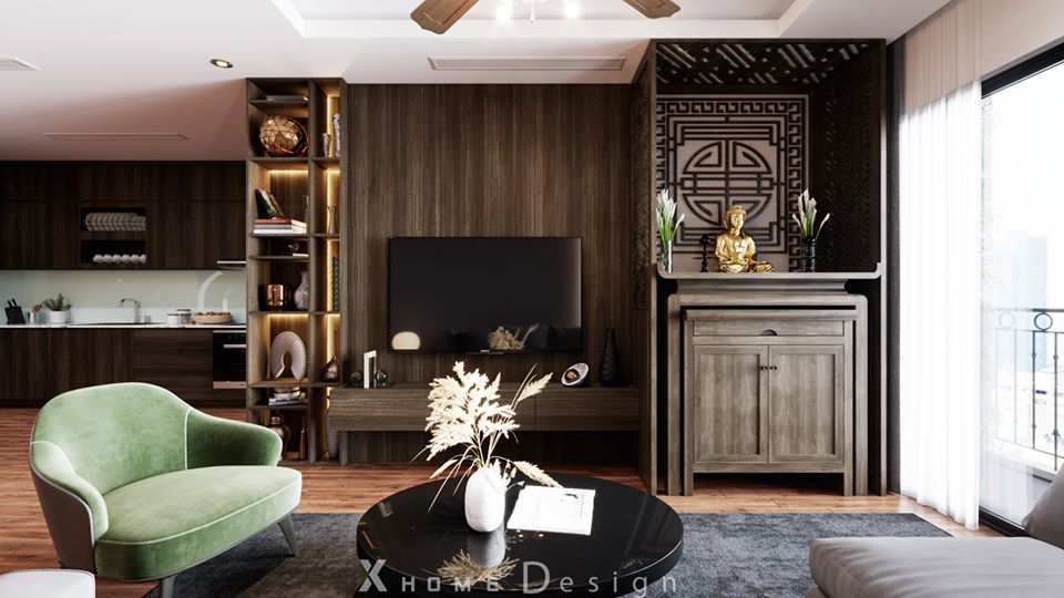 3D Interior Model Kitchen Living room 072A Scene 3dsmax