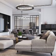 3D Interior Model Kitchen Living room 073A Scene 3dsmax