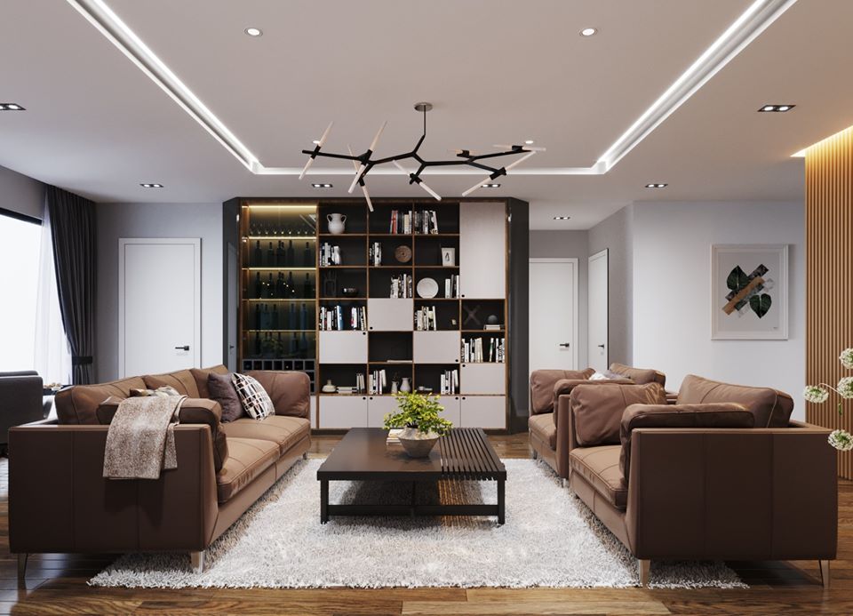 3D Interior Model Kitchen Living room 075B Scene 3dsmax
