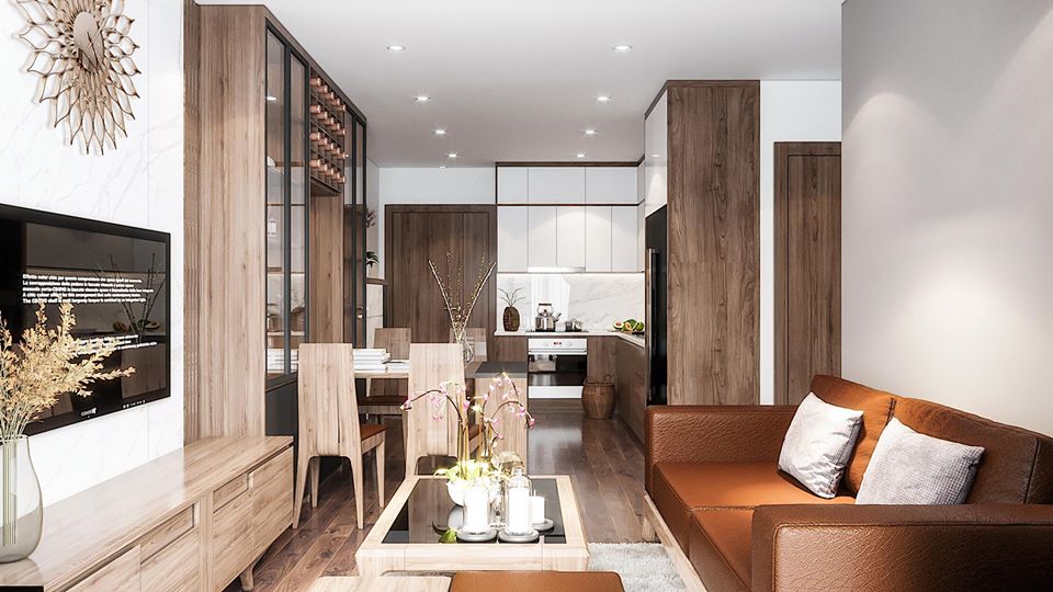 3D Interior Model Kitchen Living room 079 Scene 3dsmax