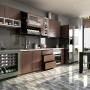 3D Interior Model Kitchen Living room 008 Scene 3dsmax