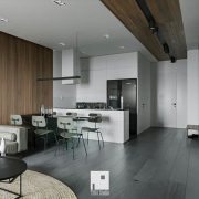 3D Interior Model Kitchen Living room 089 Scene 3dsmax