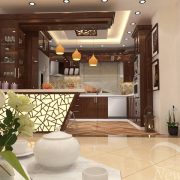 3D Interior Model Kitchen Living room 91 Scene 3dsmax