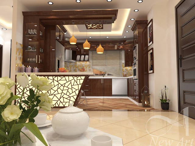 3D Interior Model Kitchen Living room 91 Scene 3dsmax