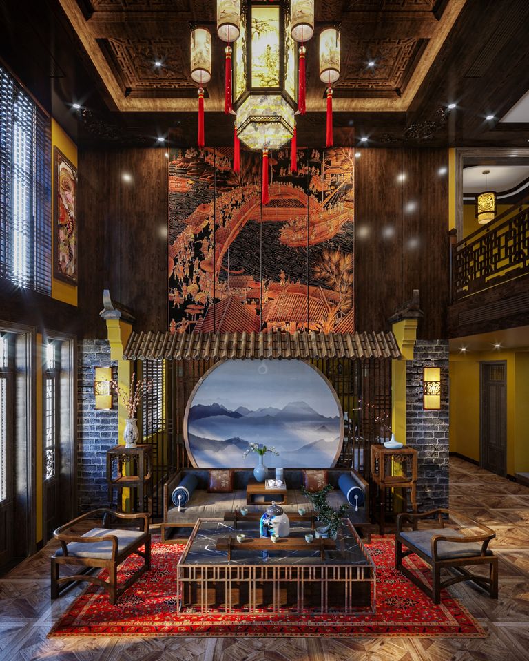 3D Interior Model Kitchen Living room 0495 Scene 3dsmax