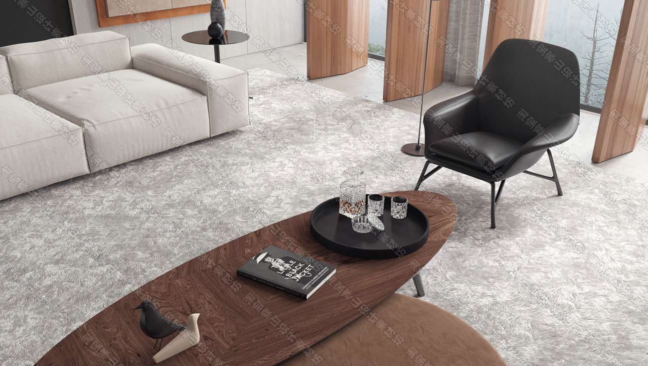 3D Interior Model Kitchen Living room 0298 Scene 3dsmax