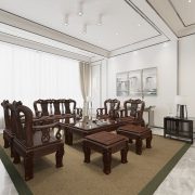 3D Interior Model Kitchen Living room 0318 Scene 3dsmax