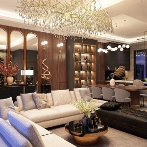 3D Interior Model Kitchen Living room 0319 Scene 3dsmax