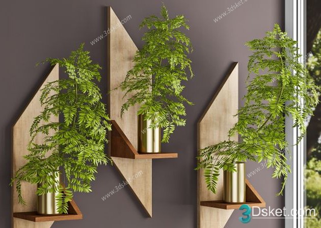 3D Model Indoor Plants Free Download 020