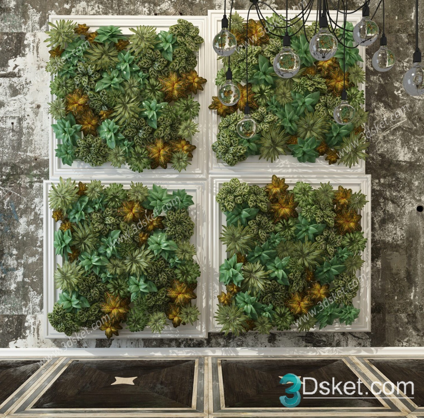 3D Model Indoor Plants Free Download 044