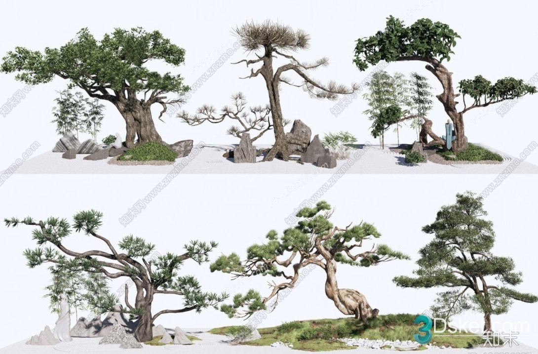 3D Model Tree Free Download T003