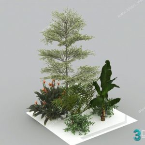 3D Model Tree Free Download T023