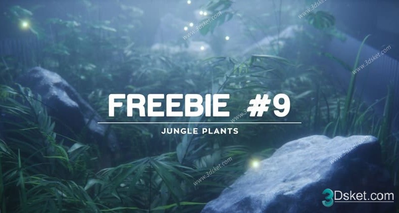 3D Model Outdoor Plants Free Download 061