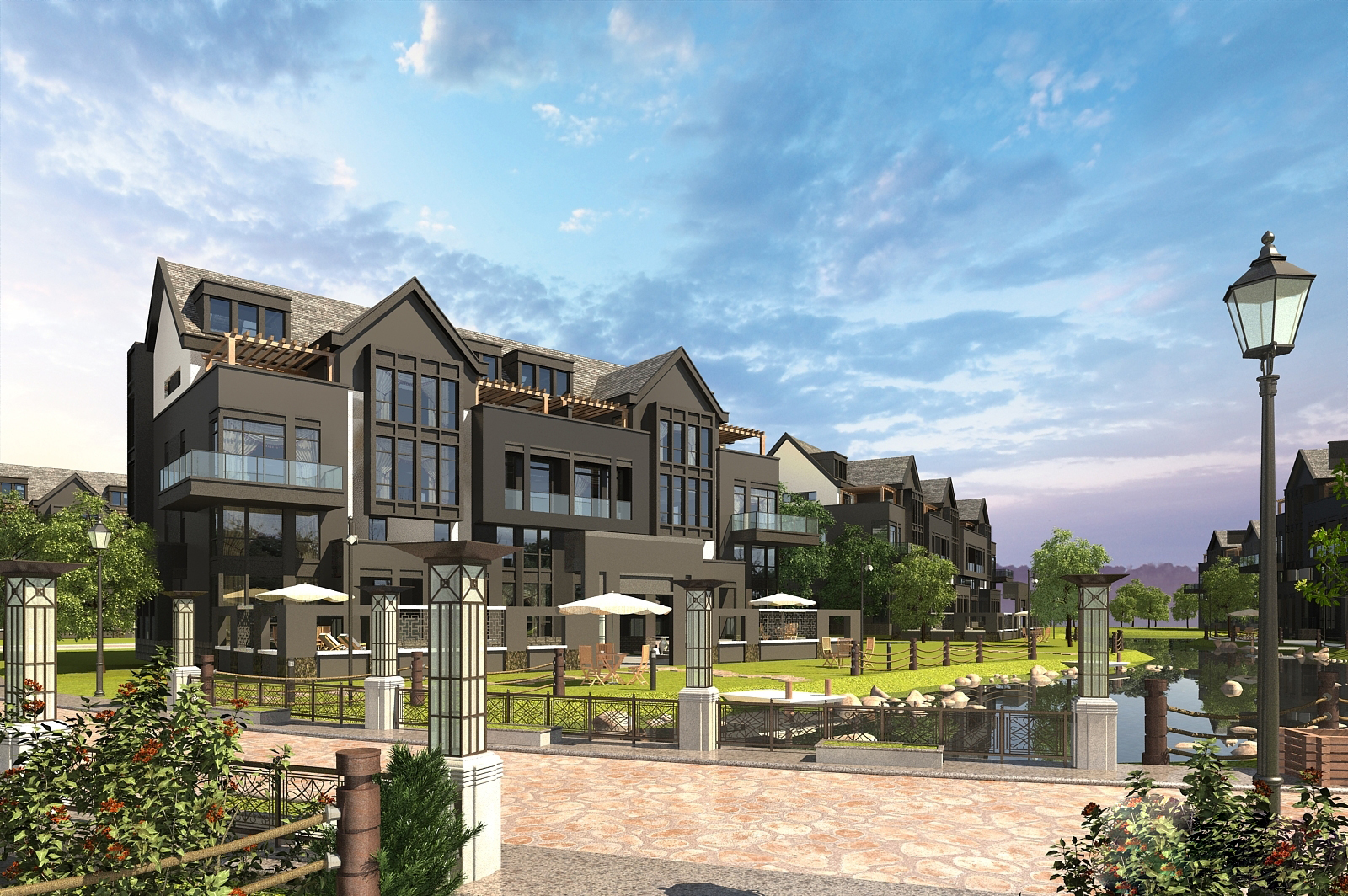 3D Exteriors Model 0176 Scene 3dsmax