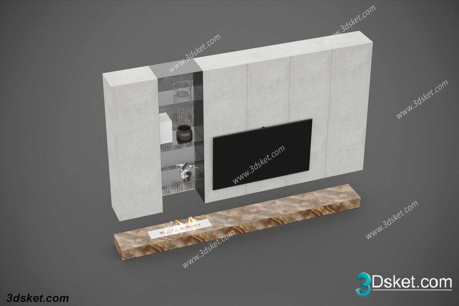 Free Download Wall Decor Model 02062