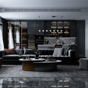 3D Interior Model Living room 0336 Scene 3dsmax