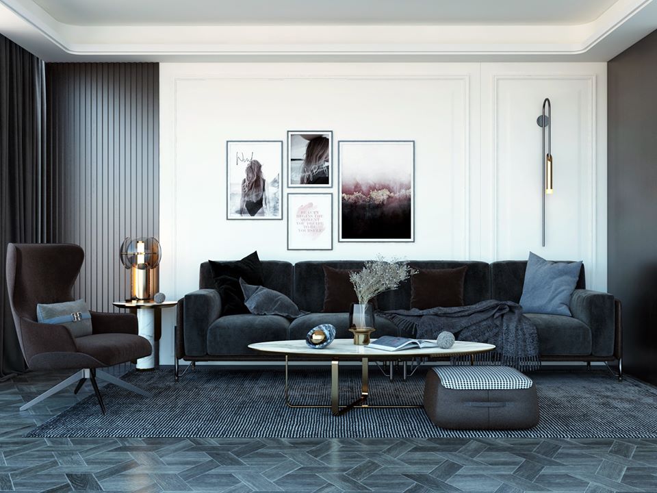 3D Interior Model Living room 0343 Scene 3dsmax