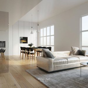 3D Interior Model Living room 0350 Scene 3dsmax