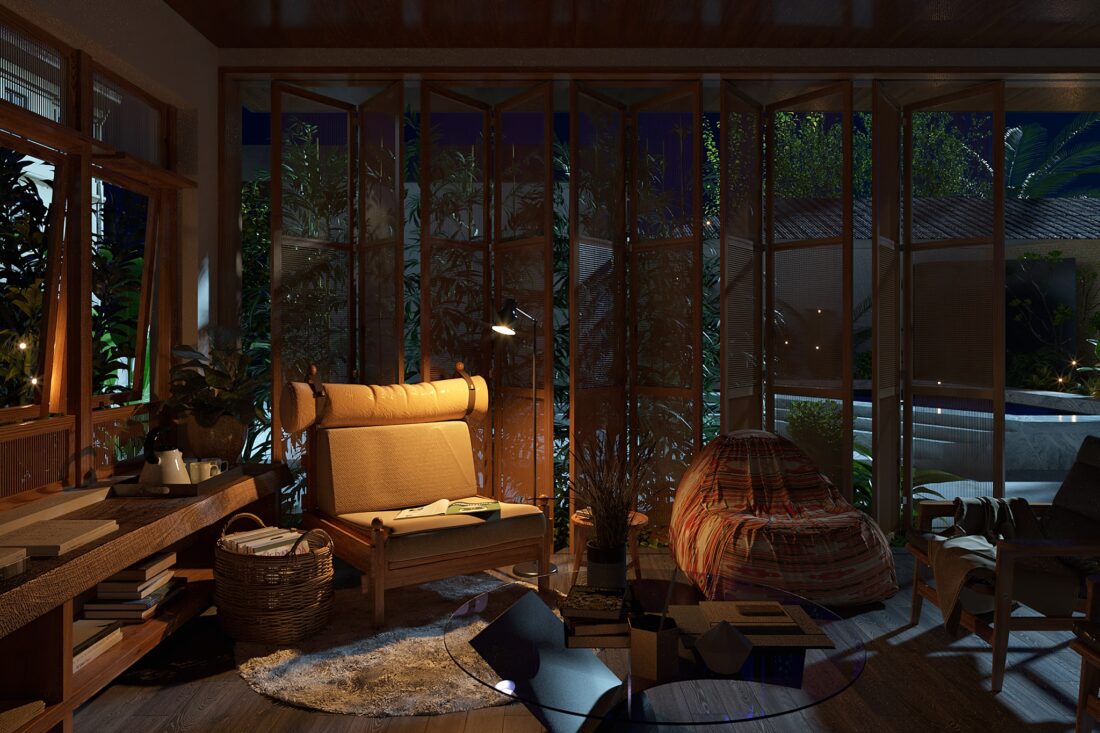 3D Interior Model Living room 0390 Scene 3dsmax
