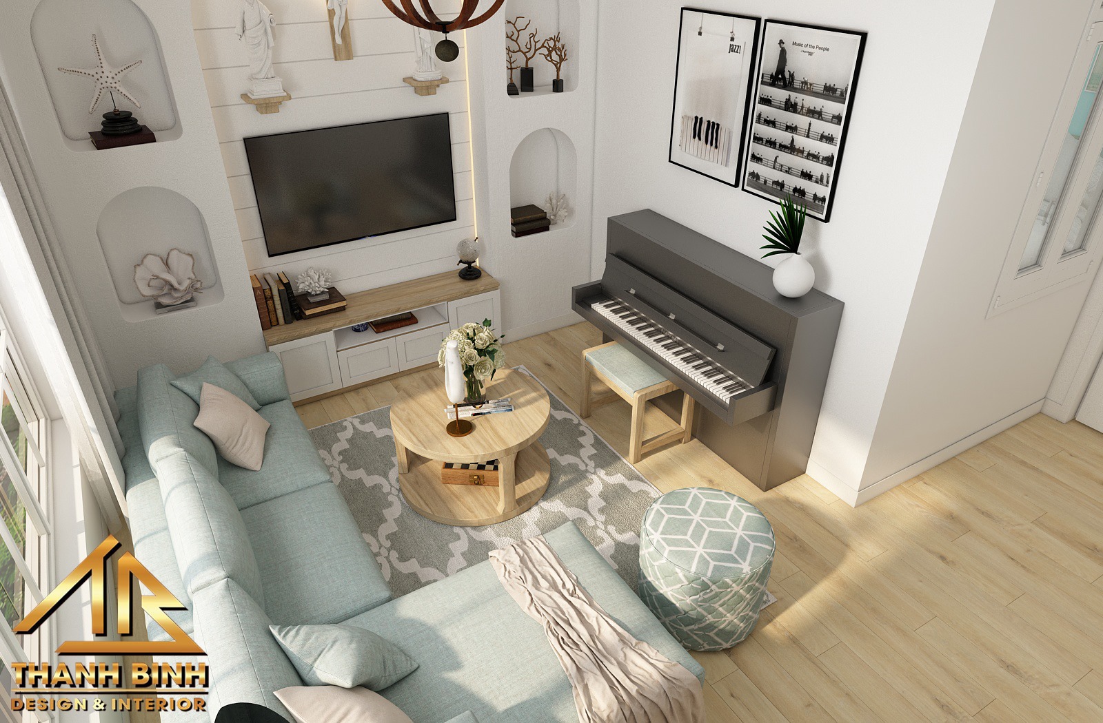3D Interior Model Living room 0412 Scene 3dsmax