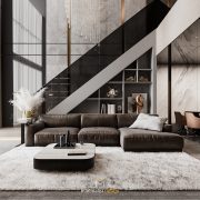 3D Interior Model Living room 0417 Scene 3dsmax