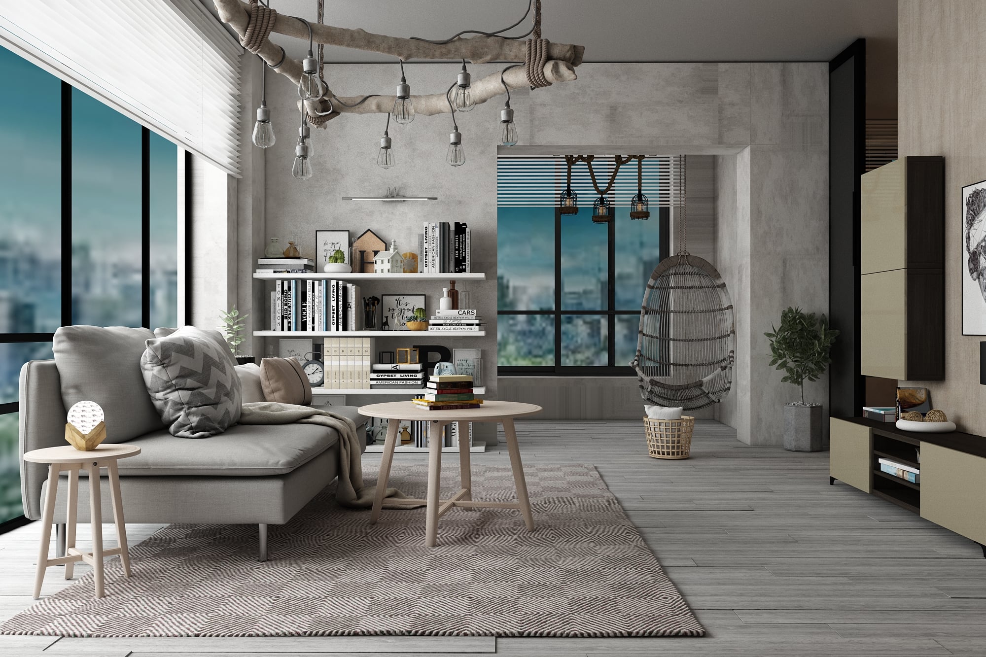 3D Interior Model Living room 0425 Scene 3dsmax