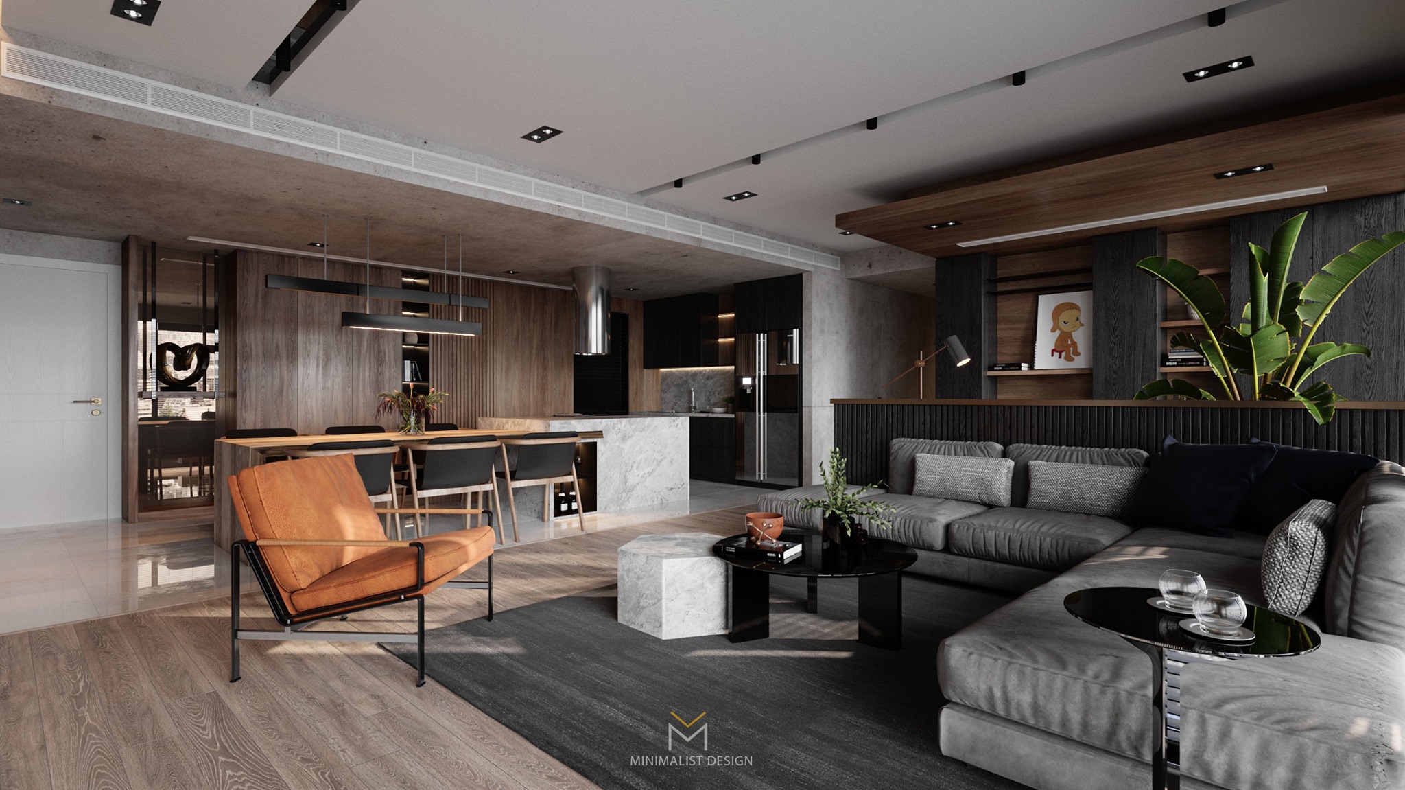 3D Interior Model Living room 0433A Scene 3dsmax