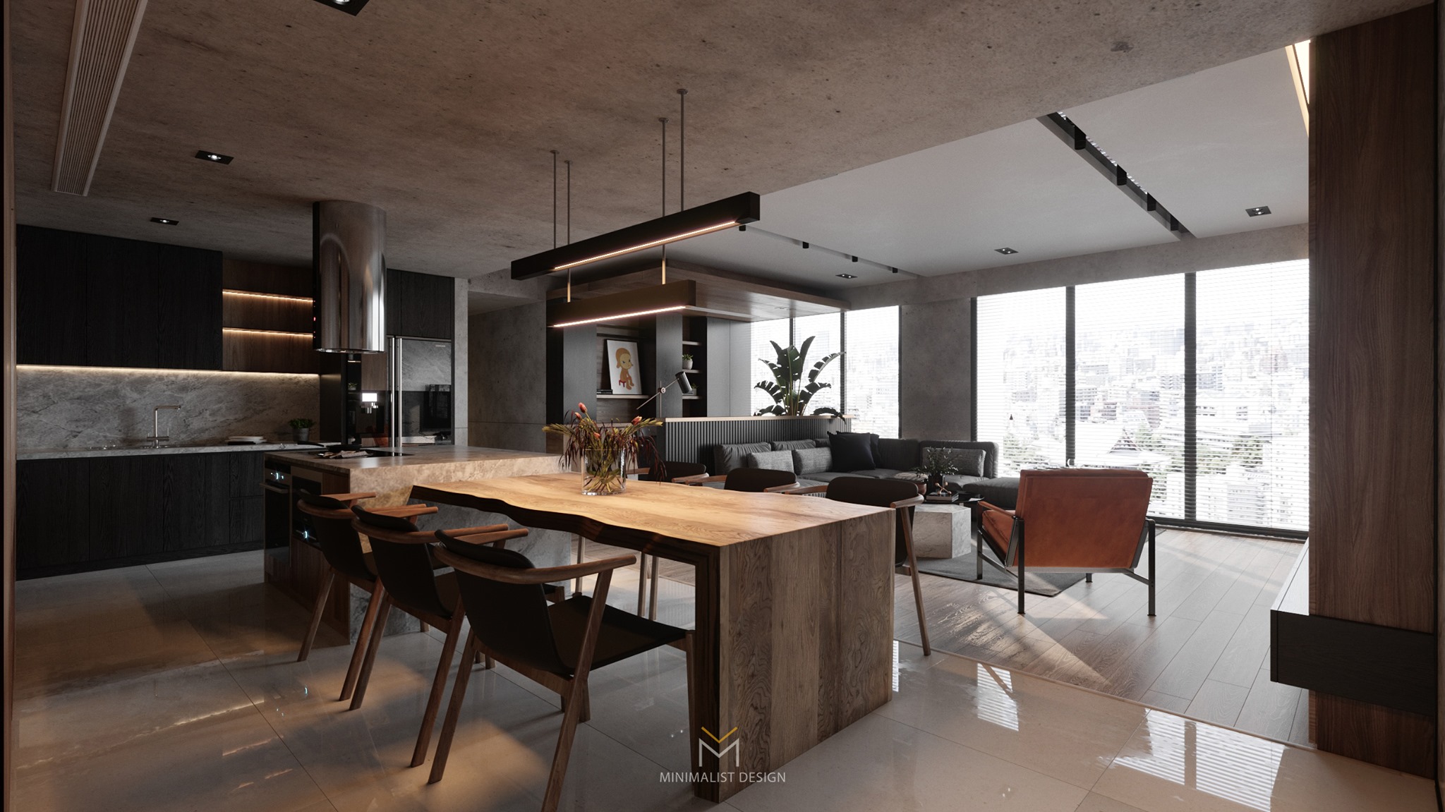 3D Interior Model Living room 0433A Scene 3dsmax