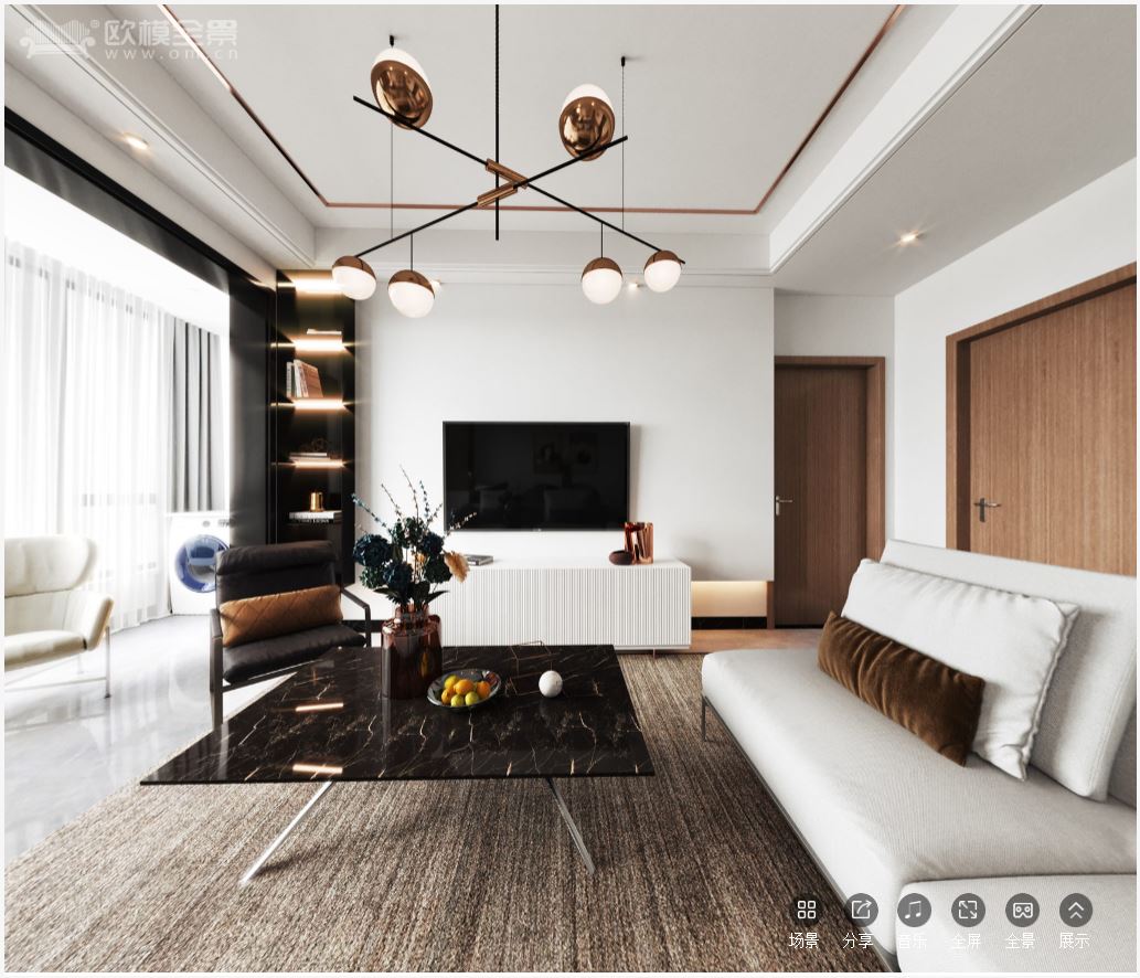 3D Interior Model Living room 0441 Scene 3dsmax