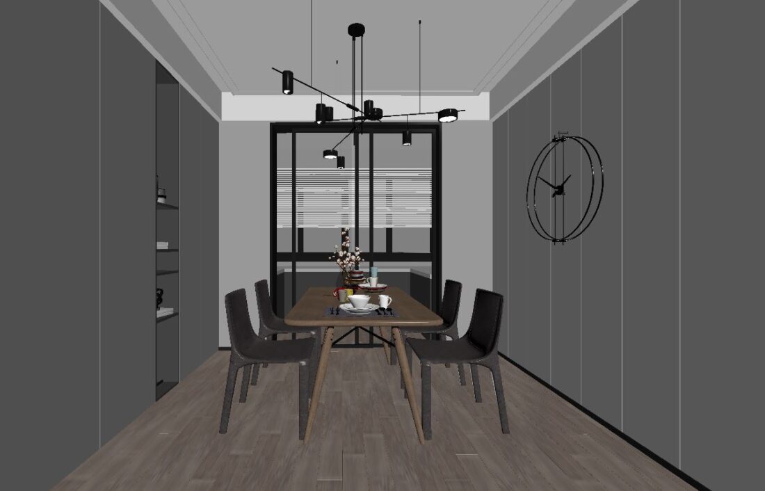 3D Interior Model Living room 0446 Scene 3dsmax
