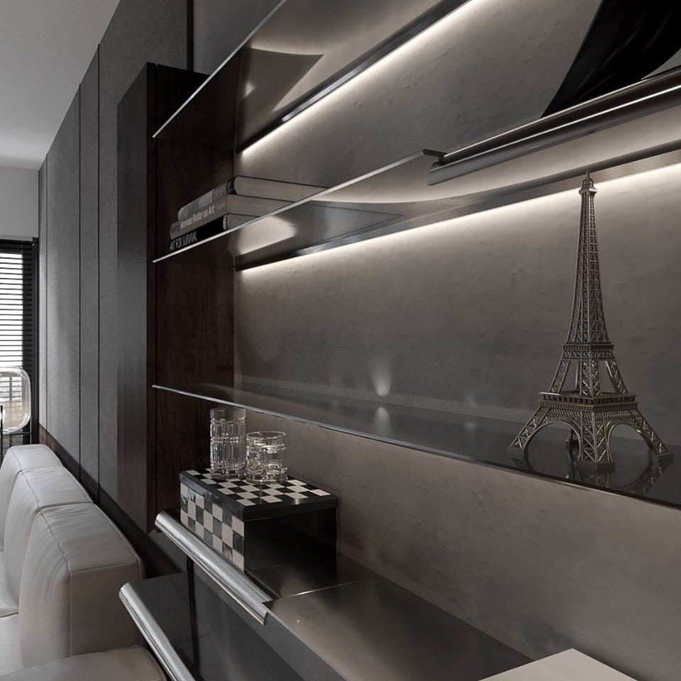 3D Interior Model Living room 0464 Scene 3dsmax