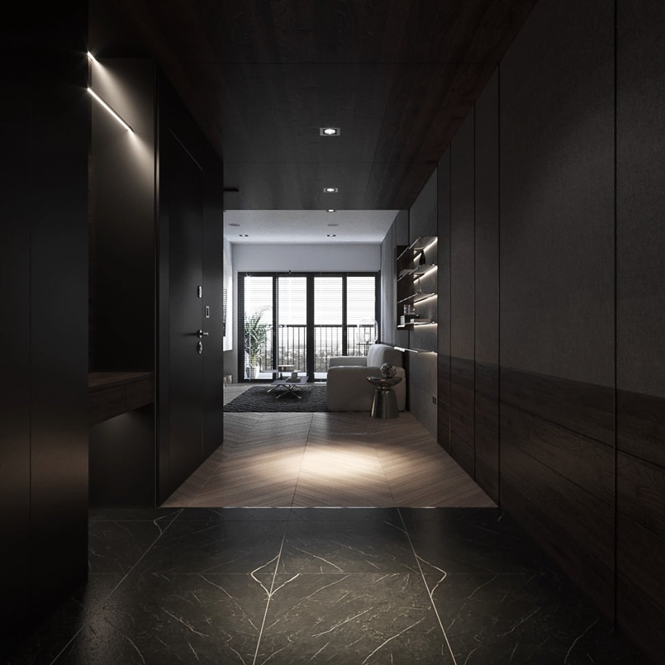 3D Interior Model Living room 0464 Scene 3dsmax