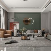 3D Interior Model Living room 0465 Scene 3dsmax