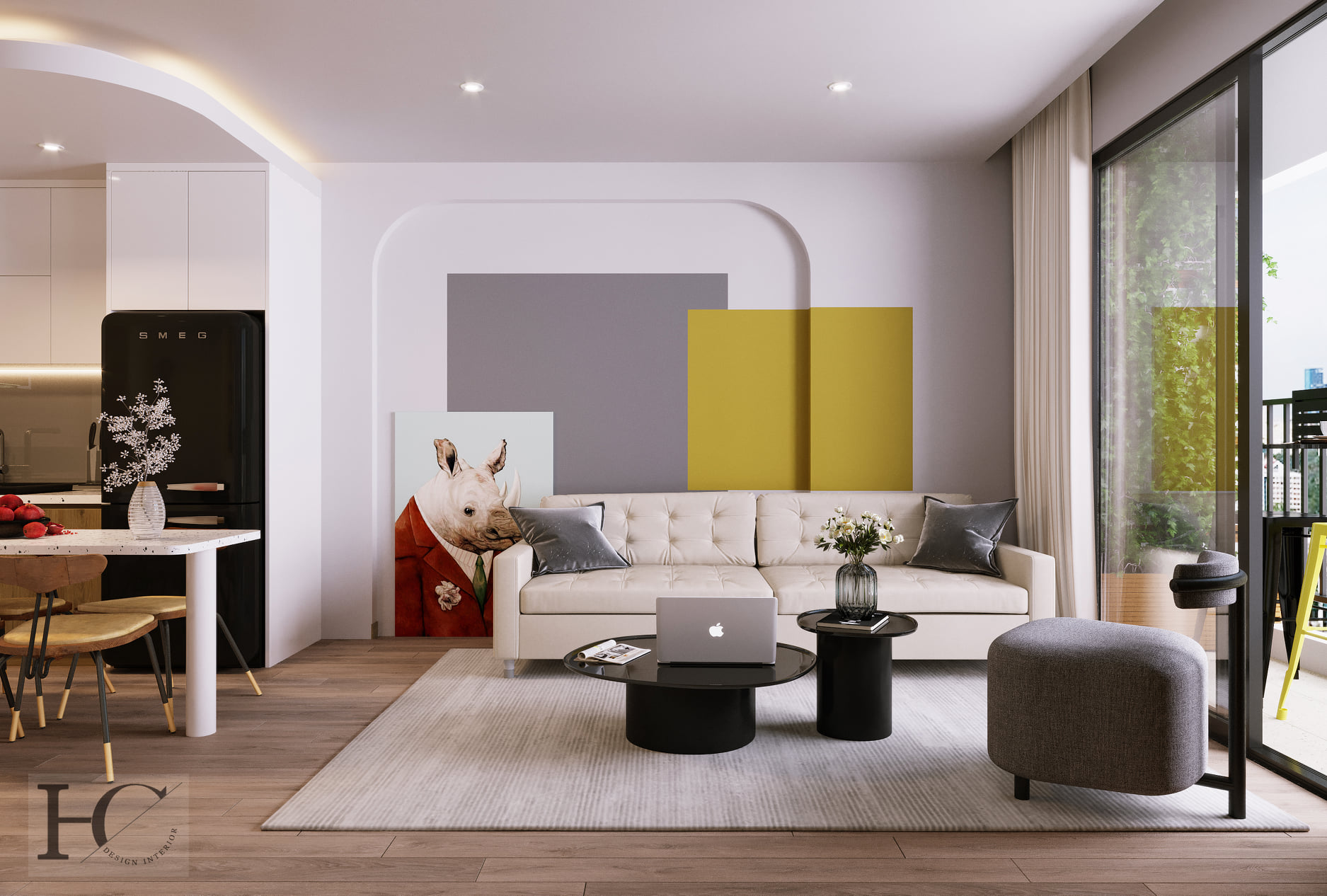 3D Interior Model Living room 0473 Scene 3dsmax