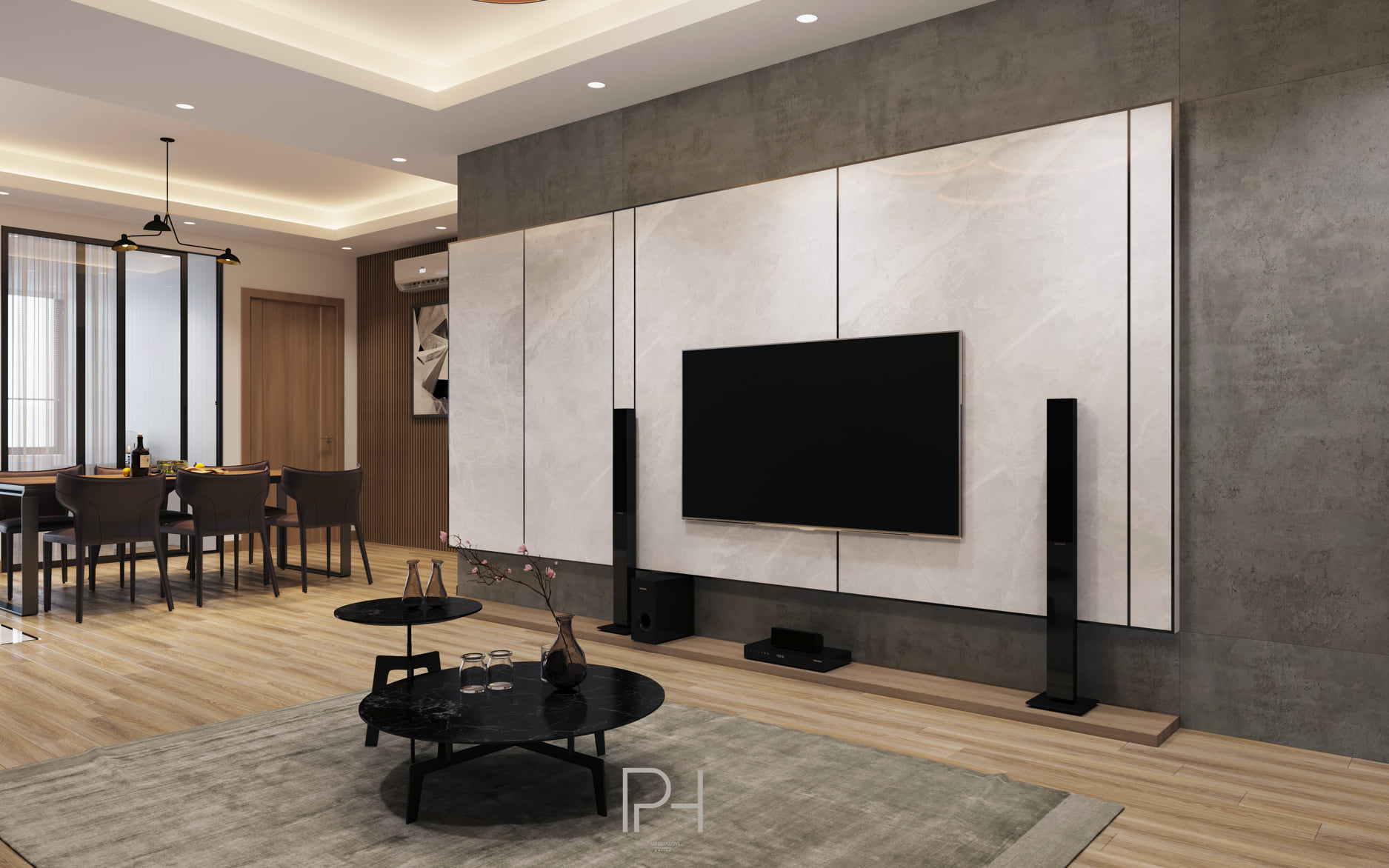 3D Interior Model Living room 0478 Scene 3dsmax