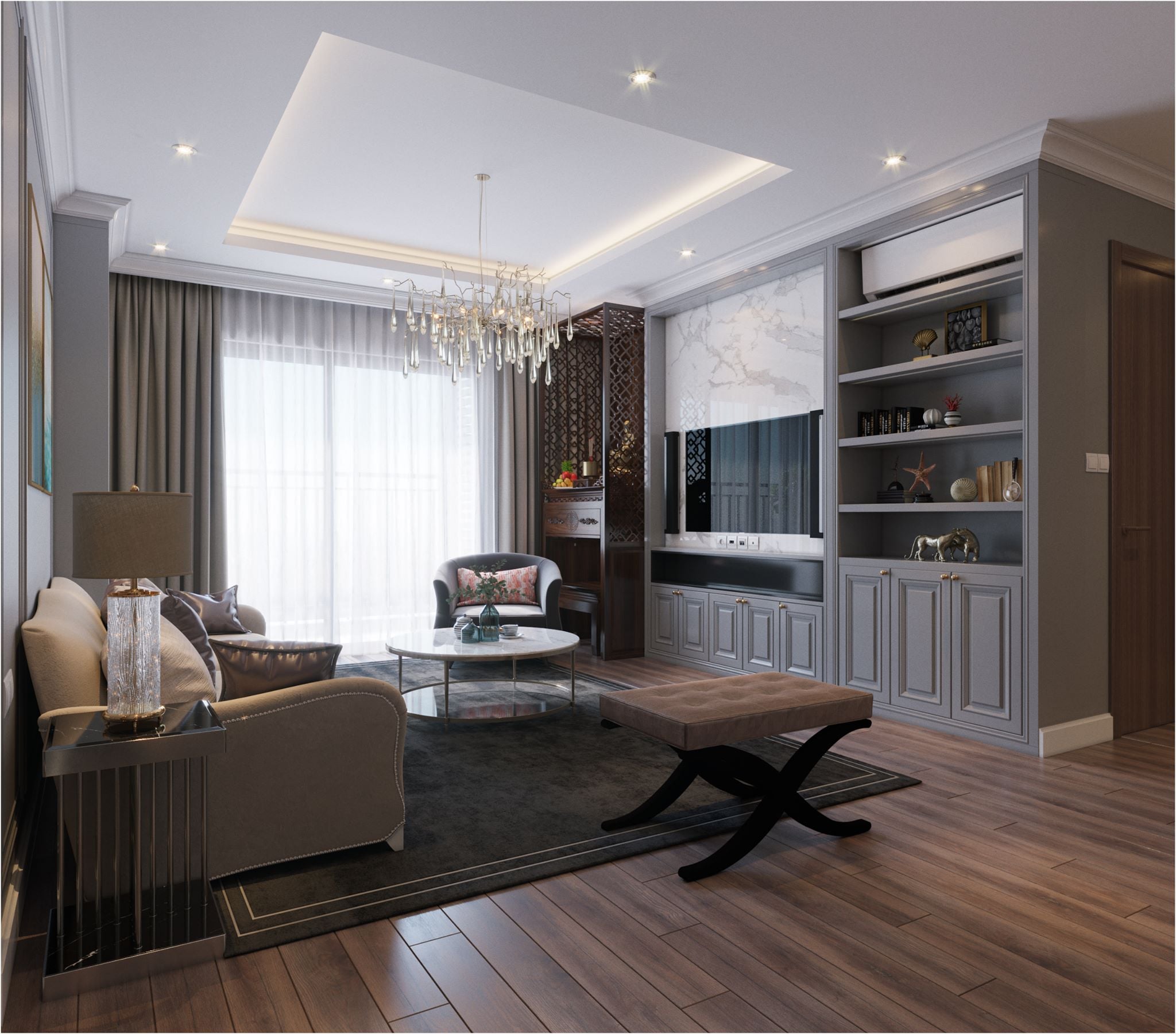 3D Interior Model Living room 0479 Scene 3dsmax
