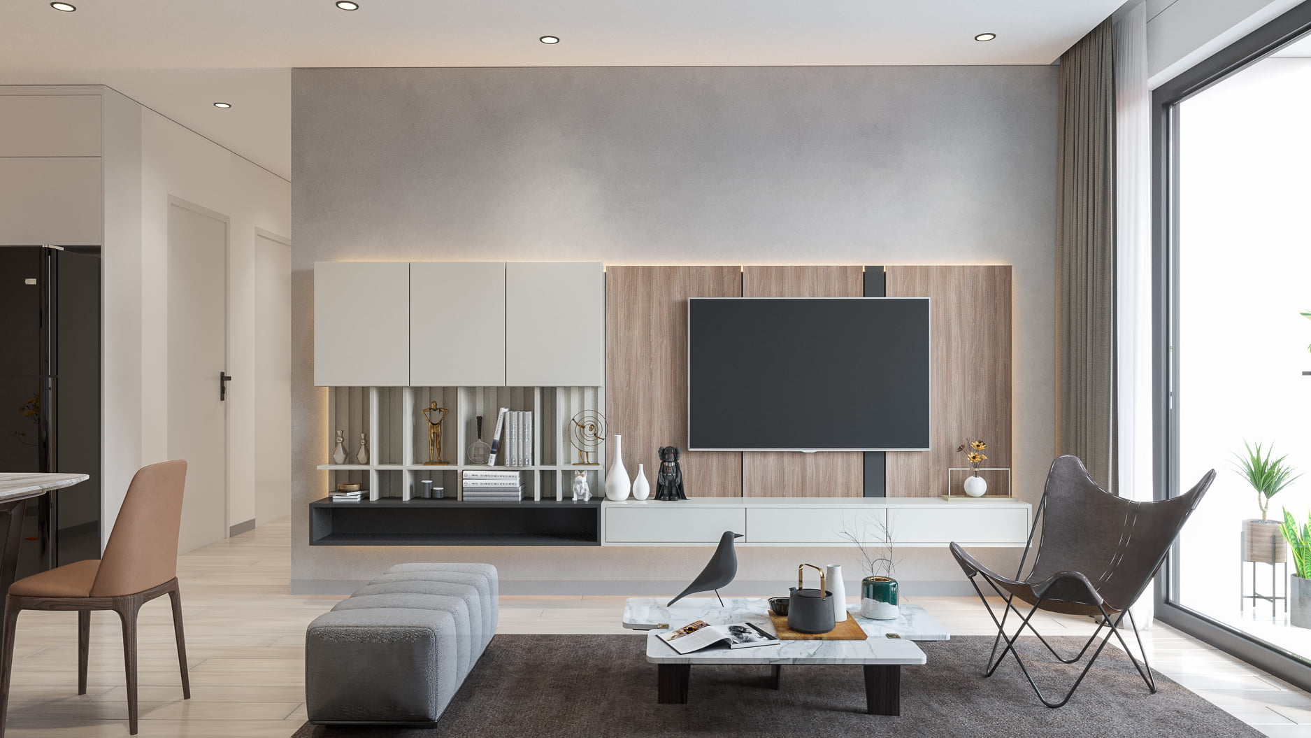 3D Interior Model Living room 0483 Scene 3dsmax