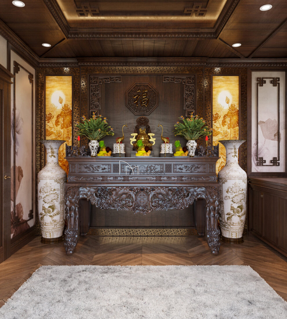 3D Model Altar Room Free Download 026 Phòng thờ