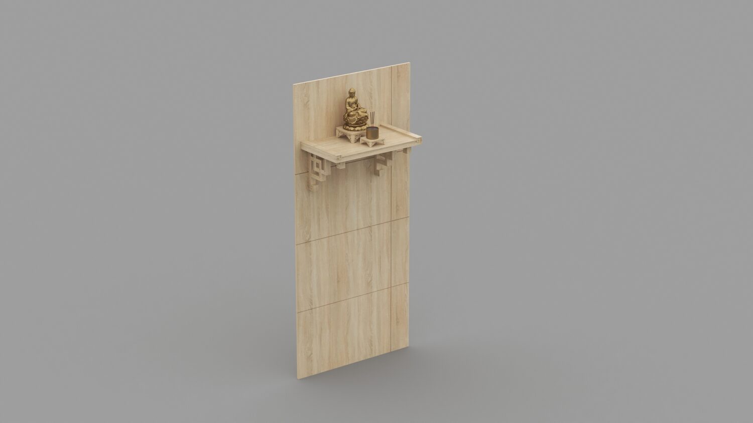3D Model Altar Room Free Download 0941 Phòng thờ