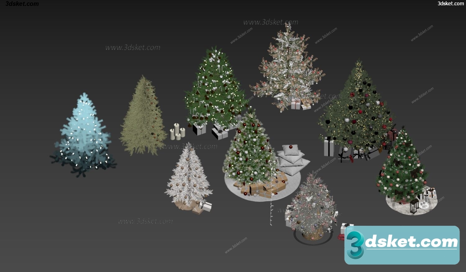 3D Model Holiday Free Download 010